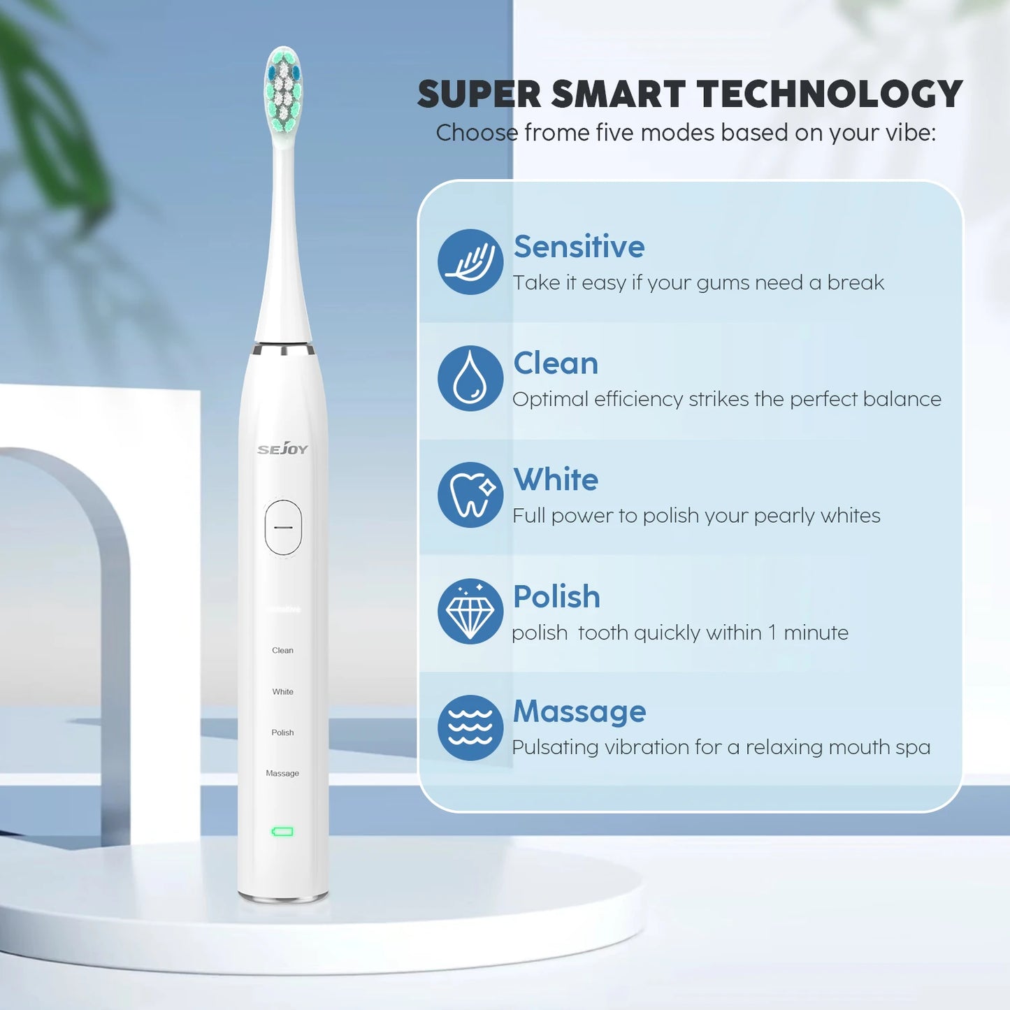 Smart Rechargeable Toothbrush