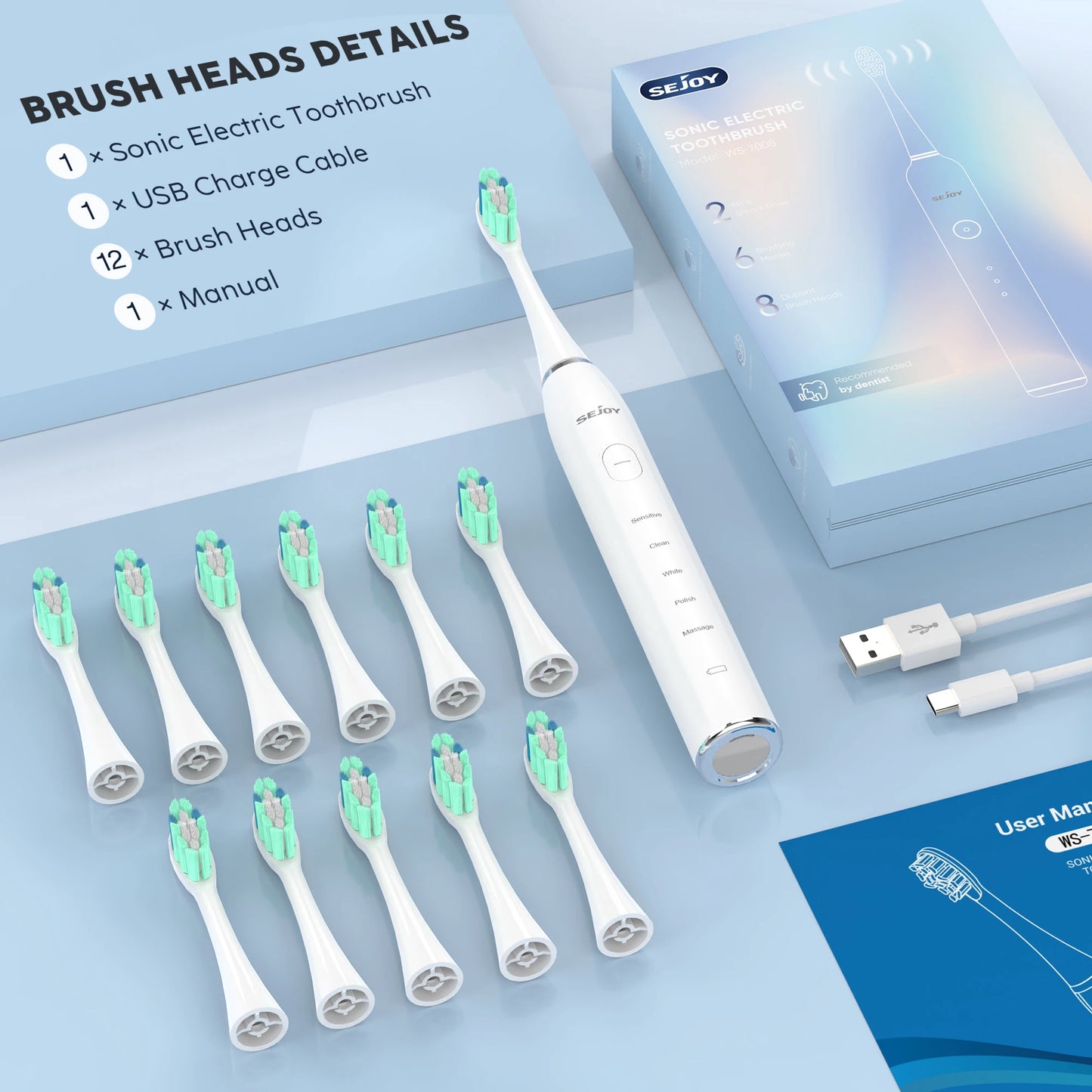 Smart Rechargeable Toothbrush