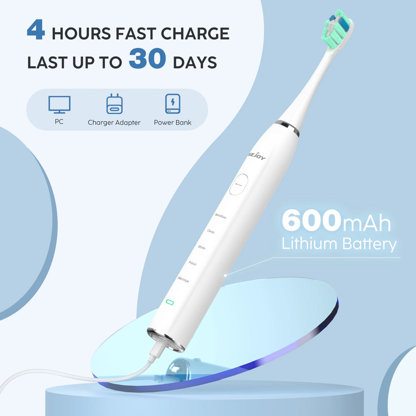 Smart Rechargeable Toothbrush