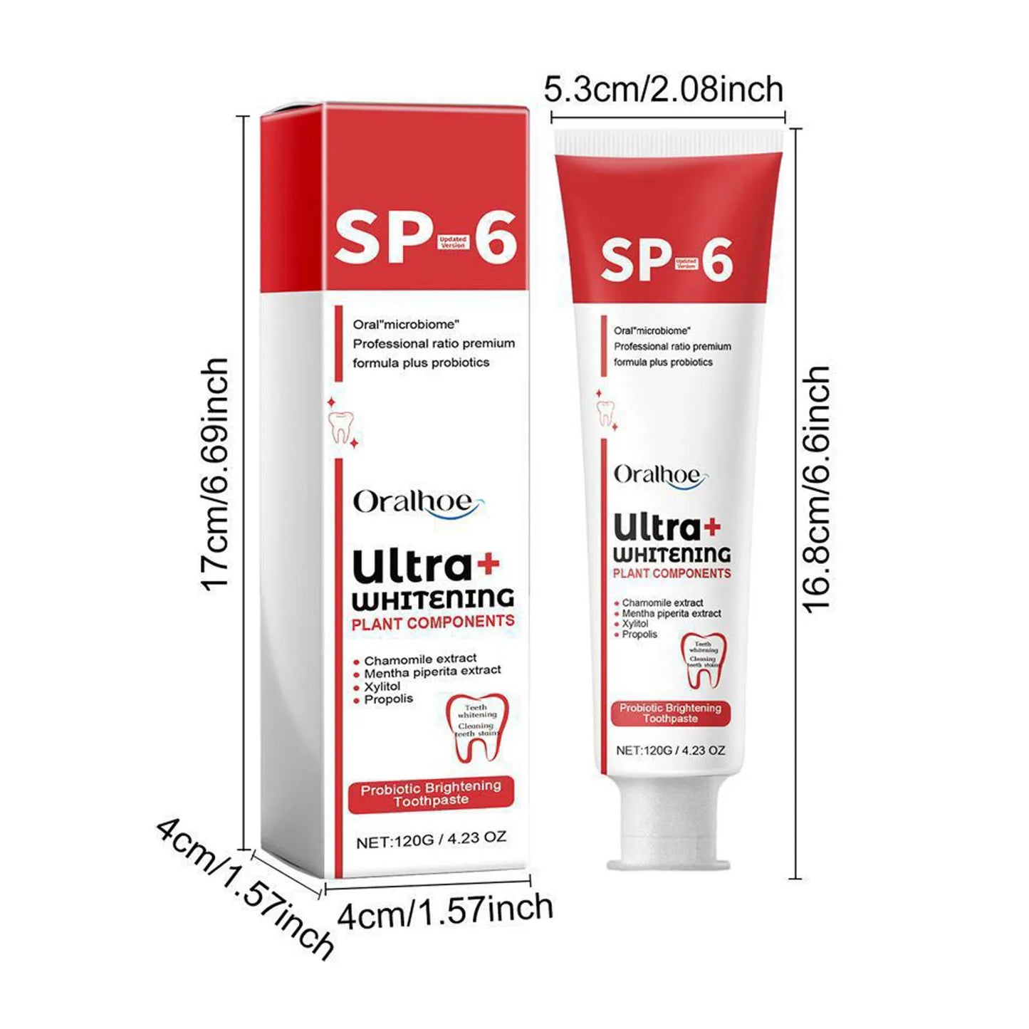 Oralhoe Probiotic Whitening Toothpaste